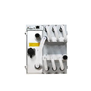 Bitmain Antminer S21 Hydro, a hydro-cooled Bitcoin mining machine with a maximum hashrate of 335Th/s and power consumption of 5360W, designed for SHA-256 algorithm mining.