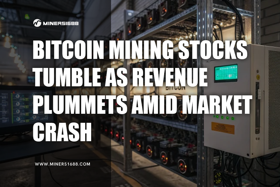 Bitcoin Mining Stocks Tumble as Revenue Plummets Amid Market Crash