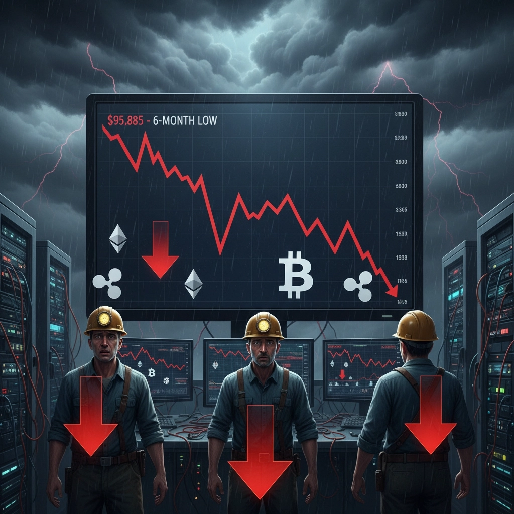 Bitcoin Price Crash Illustration