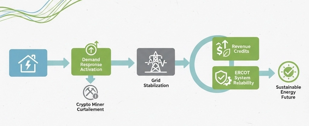 ERCOT Crypto Miner Curtailment Credits Process