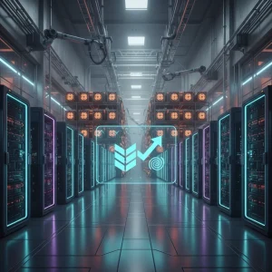 Futuristic Kaspa Mining Facility