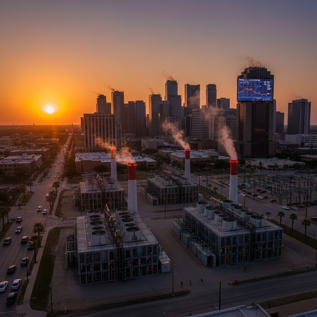 Texas City Evening Grid Strain